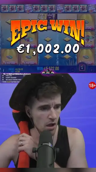 Кадр рекламы Big bass bonanza