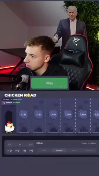 Кадр рекламы Chicken Roads