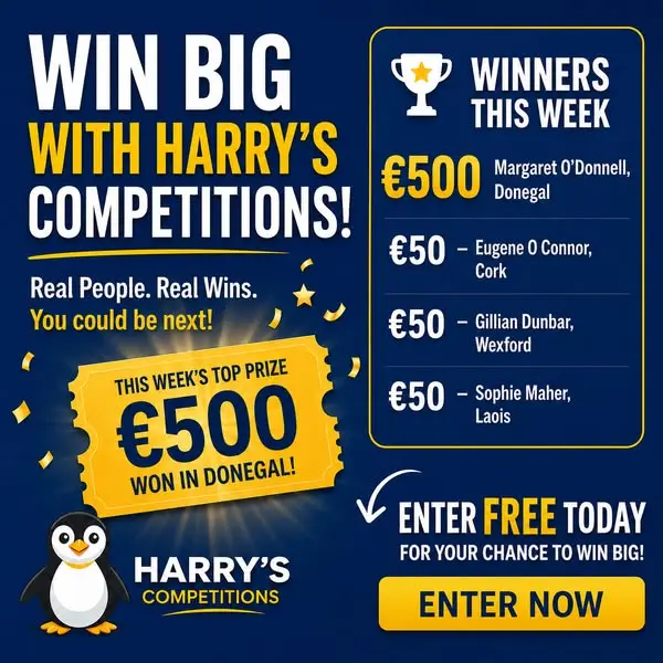 Кадр рекламы Harrys Competitions