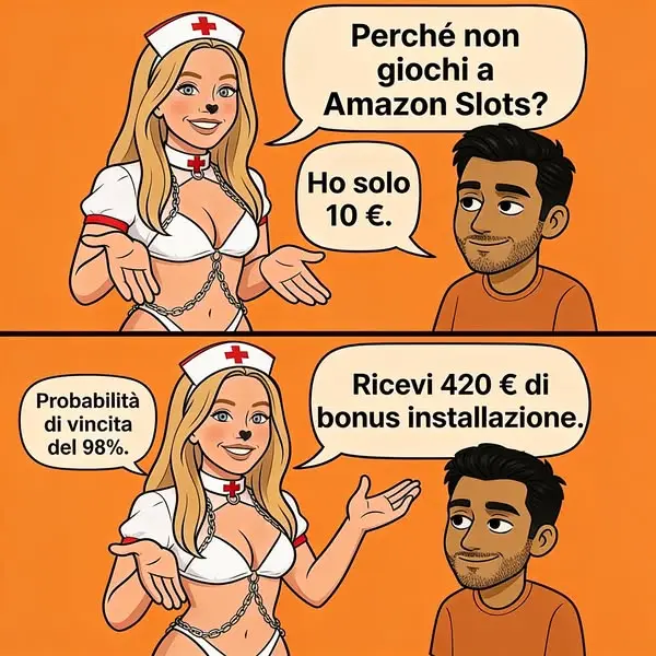 Кадр рекламы Amazon Slots.
