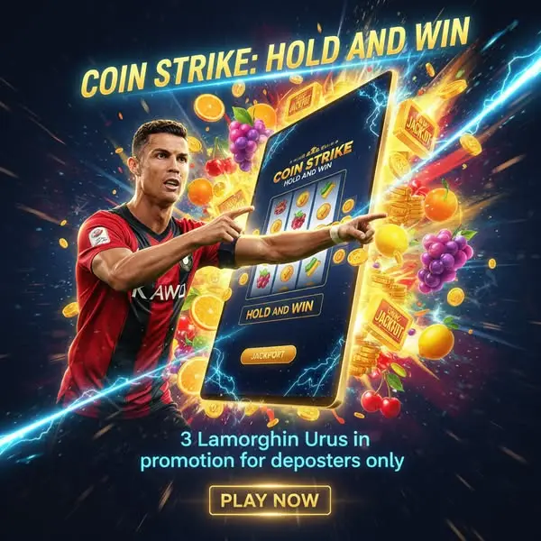 Кадр рекламы Gold hold & win