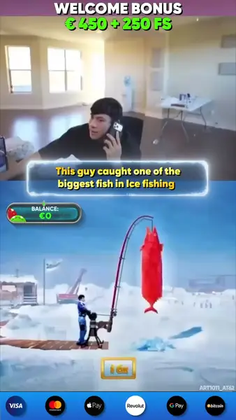 Кадр рекламы Ice Fishing