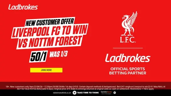Кадр рекламы Ladbrokes
