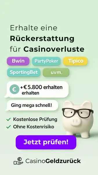 Кадр рекламы Casinogeldzurueck.at
