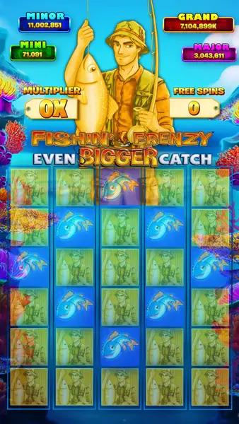 Кадр рекламы Fishin Frenzy Time