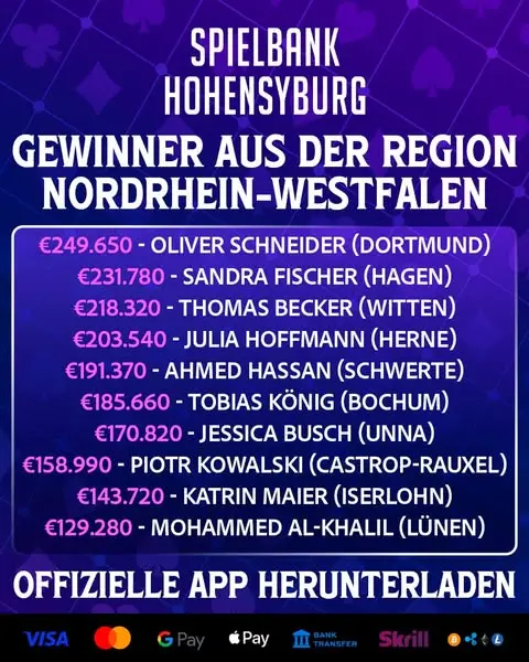 Кадр рекламы Spielbanken Deutschland