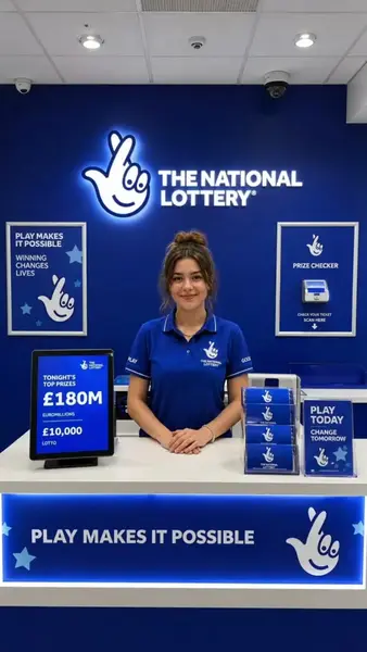 Кадр рекламы Lottery UK