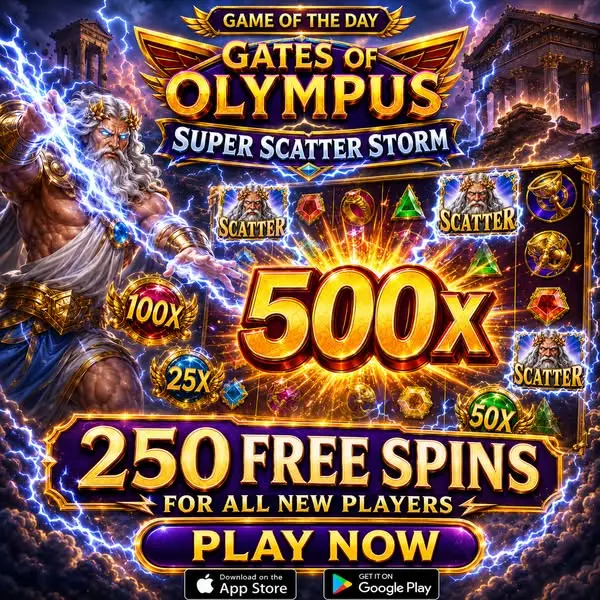Кадр рекламы Gates Of Olympus