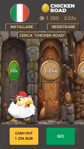 Кадр рекламы Chicken Road land