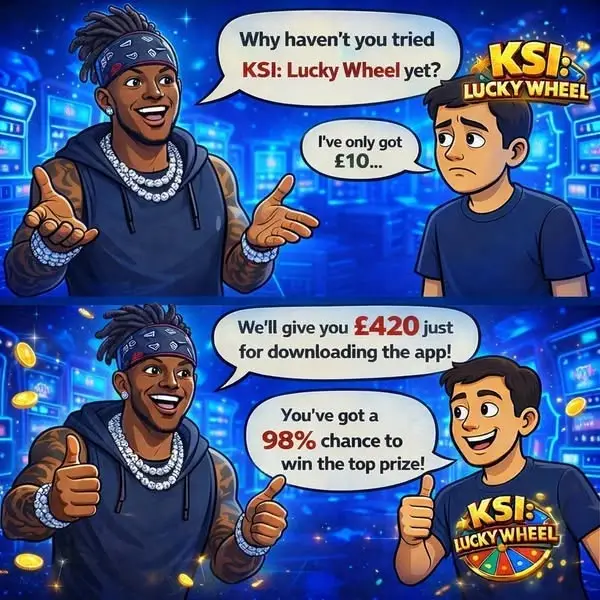 Кадр рекламы КSI Roulette