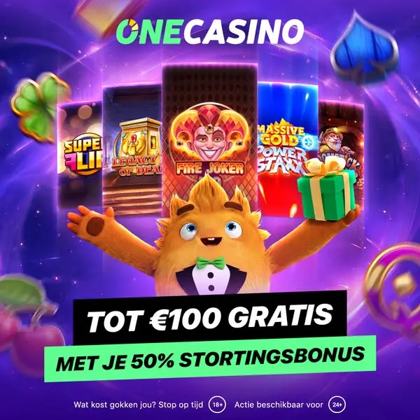 Кадр рекламы OneCasino NL