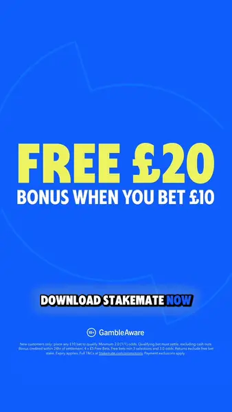Кадр рекламы Stakemate UK