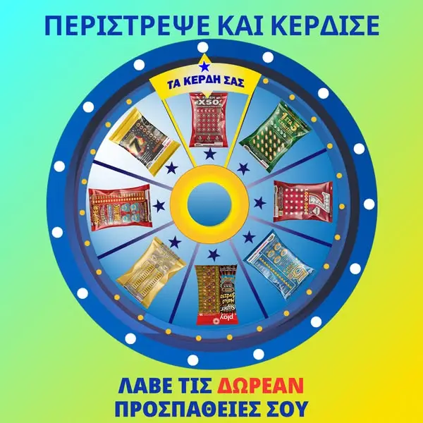 Кадр рекламы Τυχερό Ξυστό