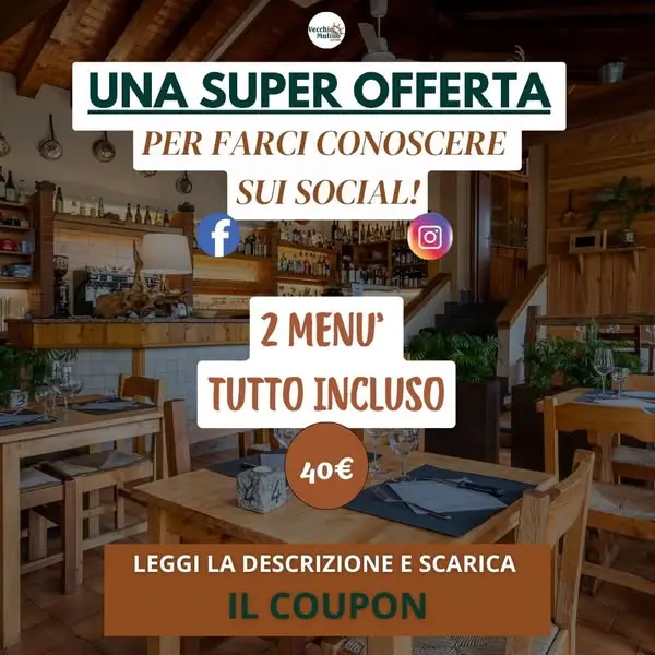 Кадр рекламы Vecchio Mulino Ristorante tipico