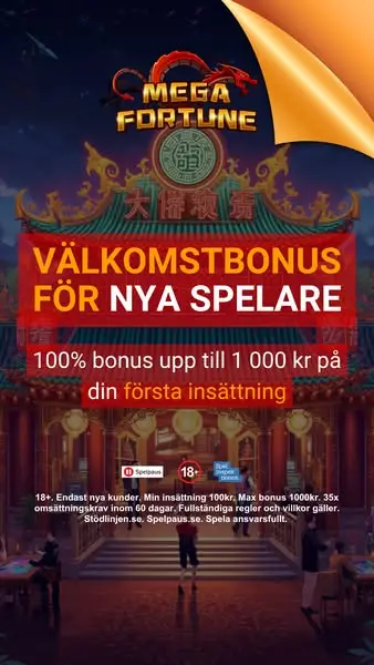 Кадр рекламы Mega Fortune