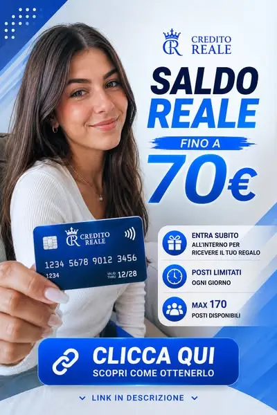 Кадр рекламы Credito Reale