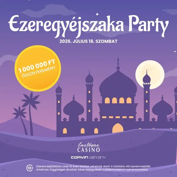 Кадр рекламы Las Vegas Casino Corvin sétány