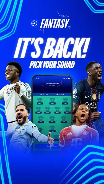 Кадр рекламы UEFA Champions League