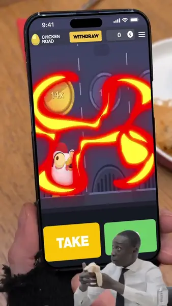 Кадр рекламы Chicken Game