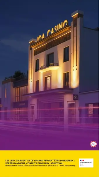 Кадр рекламы Casino JOA Saumur