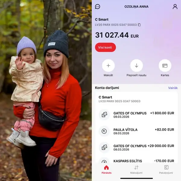Кадр рекламы Ozoliņa Anna