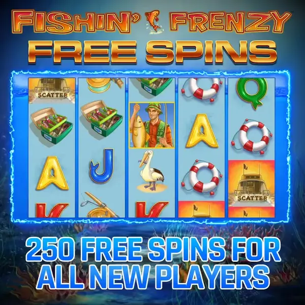 Кадр рекламы Fishin Frenzy Club