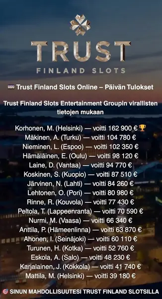Кадр рекламы Trust Slots