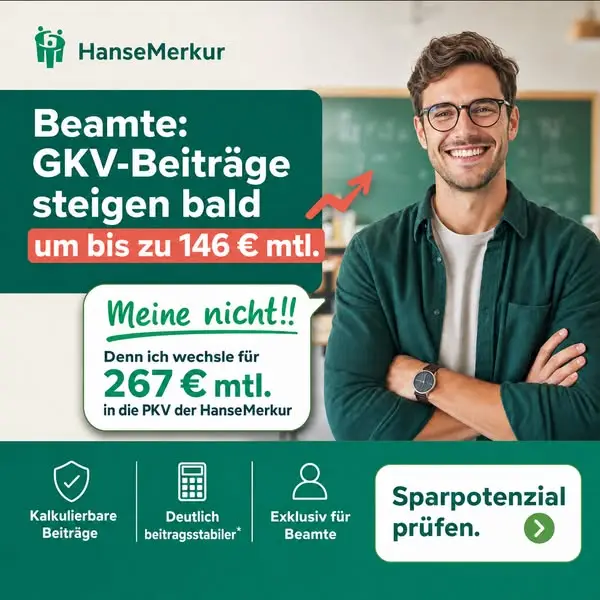 Кадр рекламы HanseMerkur Exklusiv