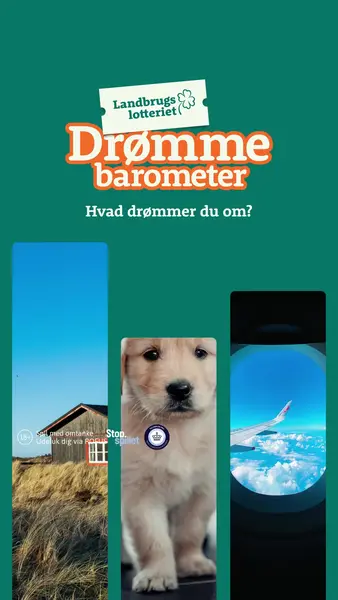 Кадр рекламы Landbrugslotteriet