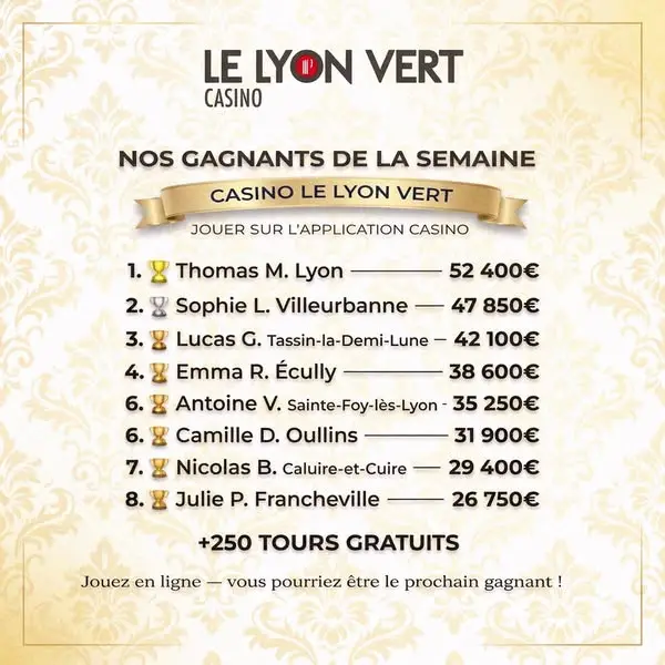 Кадр рекламы Сasino Le Lyon Vert