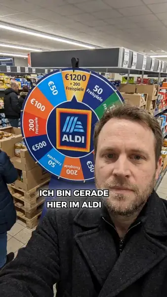 Кадр рекламы ALDI online slots