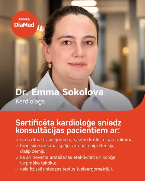 Кадр рекламы Klīnika DiaMed