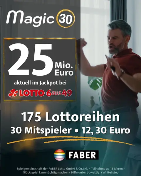 Кадр рекламы FABER Lotto GmbH & Co. KG