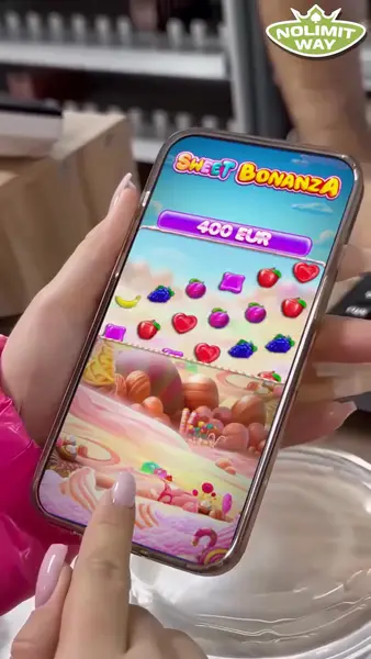 Кадр рекламы SWEET Bonanza