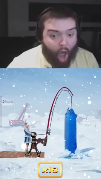 Кадр рекламы Ice Fishing Game