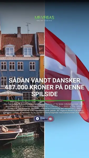 Кадр рекламы The Dream of Vegas - Danmark