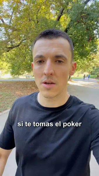 Кадр рекламы Sergio Saiz Poker