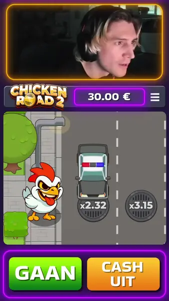 Кадр рекламы Chicken Road