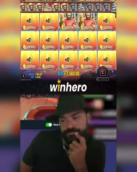 Кадр рекламы WinHero Casino Euro