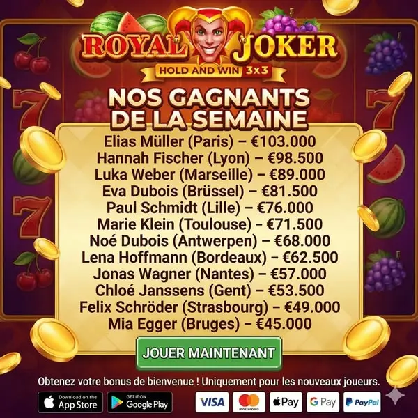 Кадр рекламы Royal Joker
