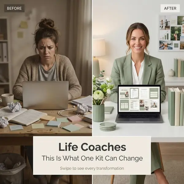 Кадр рекламы Life Coaching Kit Pro