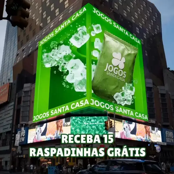Кадр рекламы Jogos Santa
