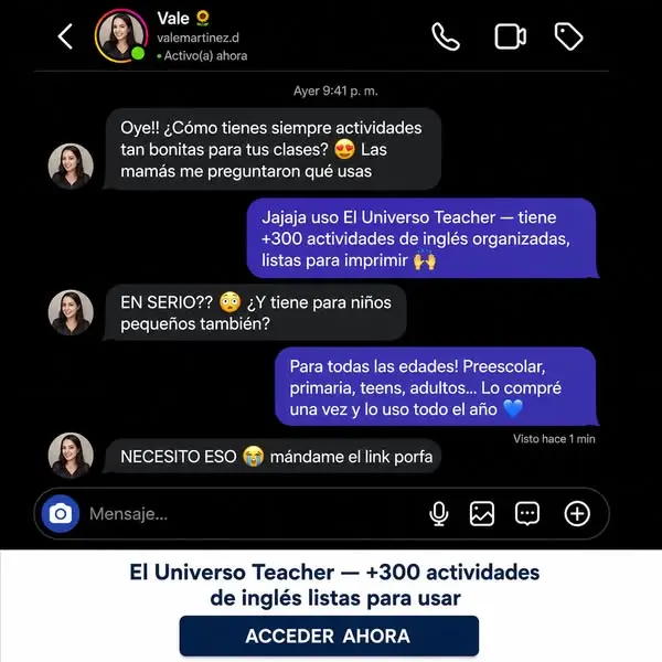 Кадр рекламы El Universo Teacher