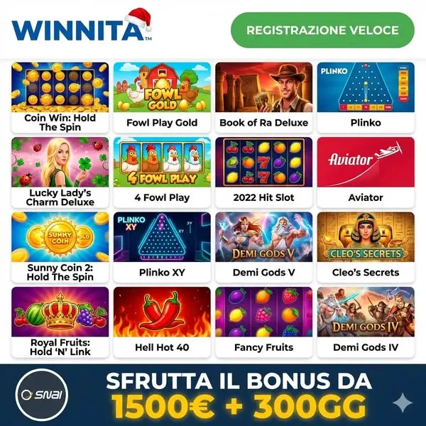 Кадр рекламы GiocaVinci Winnita