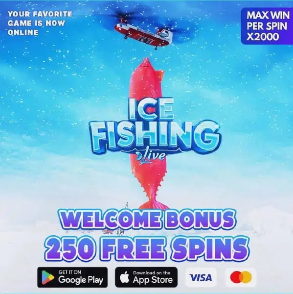 Кадр рекламы ICE Fishing