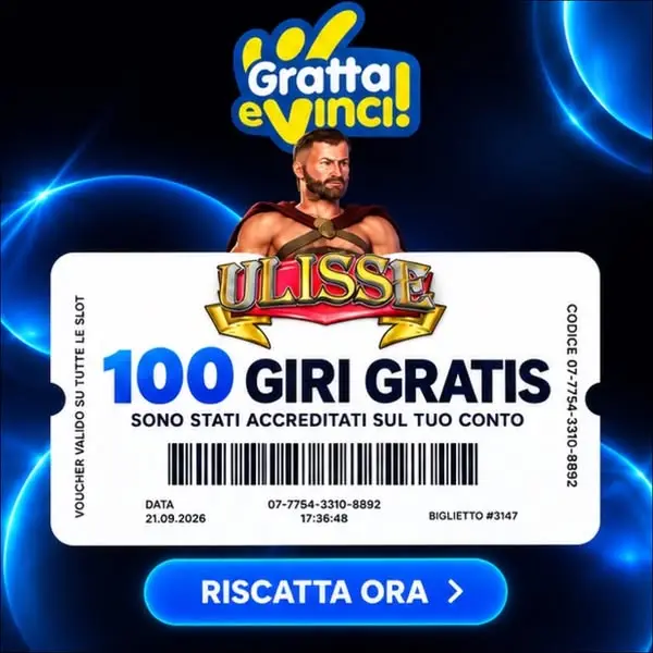 Кадр рекламы Online Gratta e Vinci