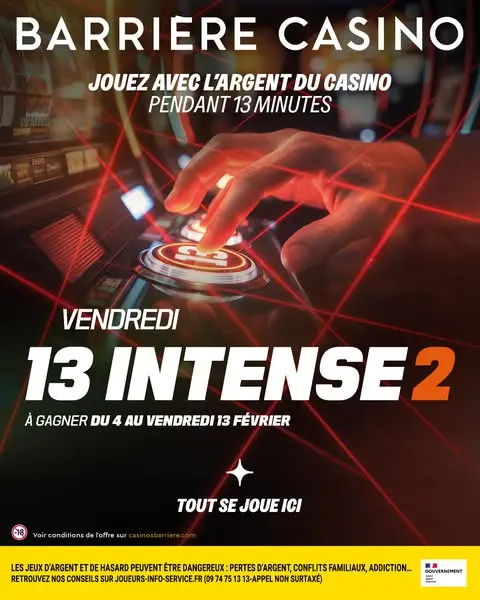 Кадр рекламы Casino Barrière Lille