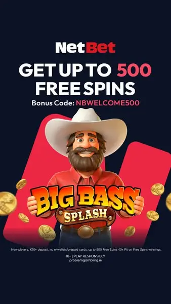 Кадр рекламы NetBet Casino IE