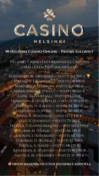 Кадр рекламы Helsinki Play