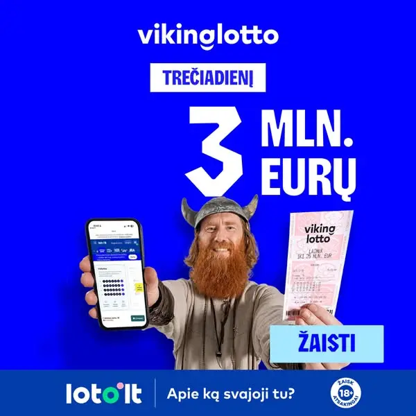 Кадр рекламы Loto.lt